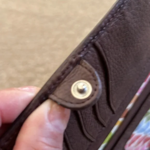 Fossil Vintage Kiss Lock Wallet Clutch - Picture 11 of 14